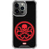 Marvel Captain America Hydra Symbol iPhone 14 Pro Clear Case